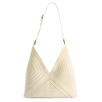 Sonoma Goods For Life® Teagan Crochet Hobo Bag