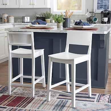 Linon Devin 2-pc. Counter Stool Set