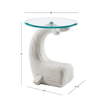 Linon Moby Whale Side Table