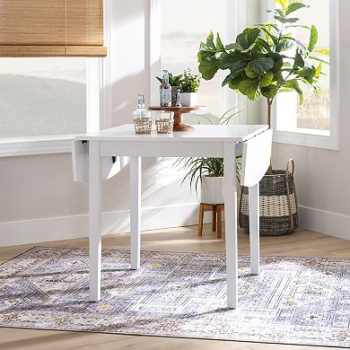 Linon Torino Square Drop Leaf Table