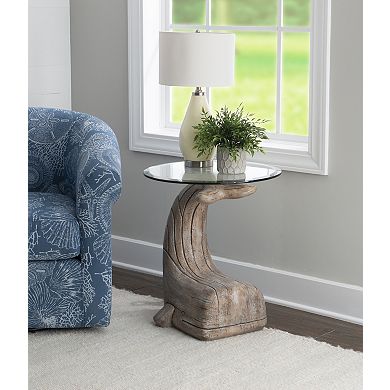 Linon Moby Whale Side Table
