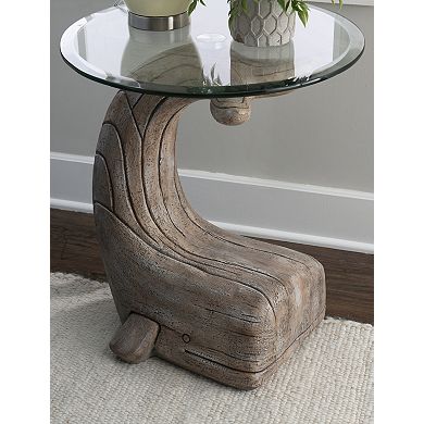 Linon Moby Whale Side Table