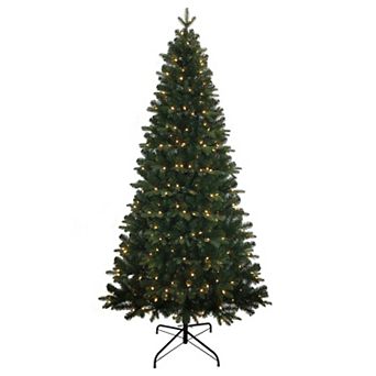 Kurt Adler 7-Foot Pre-Lit LED Studio Spruce Christmas Tree