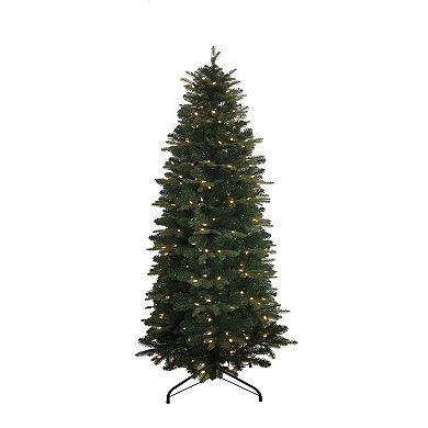 Kurt Adler 7-Foot Pre-Lit LED Studio Spruce Christmas Tree