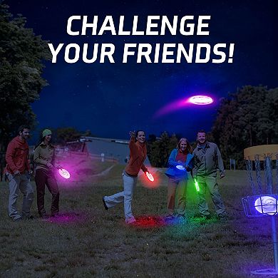 Aim2Play Glow in the Dark LED Flying Disc