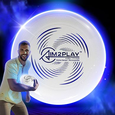 Aim2Play Glow in the Dark LED Flying Disc