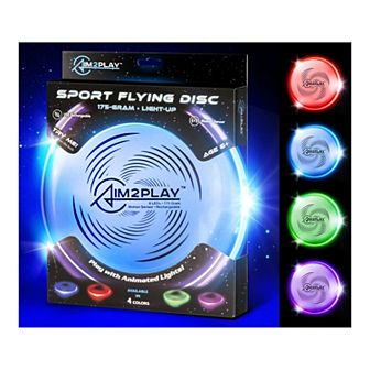 Aim2Play Glow in the Dark LED Flying Disc
