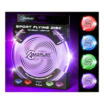 Aim2Play Glow in the Dark LED Flying Disc