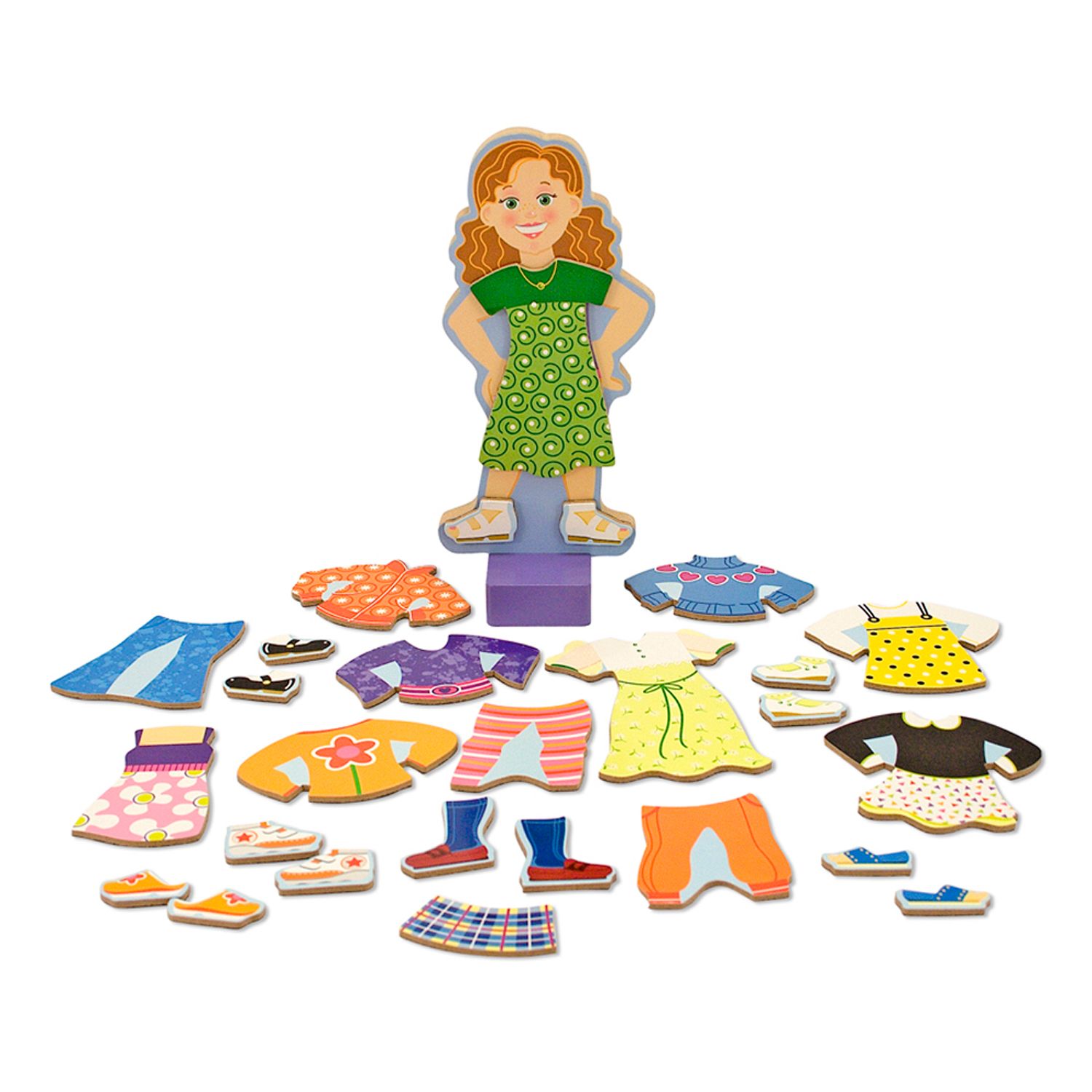 melissa and doug magnetic dress up julia