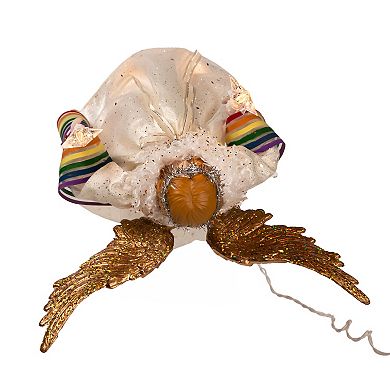 14-Inch 10-Light Pride Angel Tree Topper
