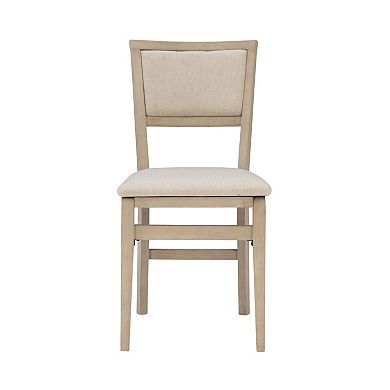 Linon Keira Pad Folding Chair 2-piece Set