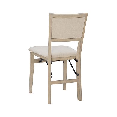 Linon Keira Pad Folding Chair 2-piece Set