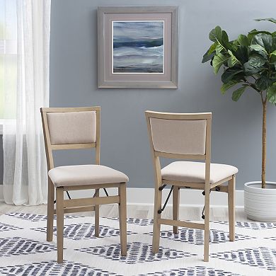 Linon Keira Pad Folding Chair 2-piece Set