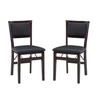 Linon Keira Pad Folding Chair 2 pc Set