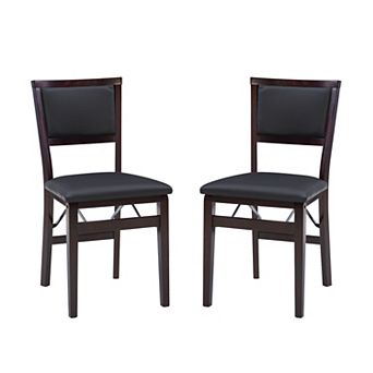Linon Keira Pad Folding Chair 2 pc Set