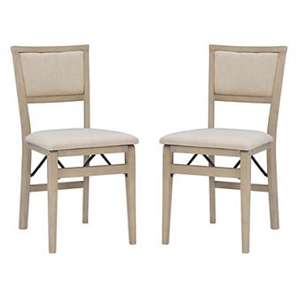 Linon Keira Pad Folding Chair 2 pc Set