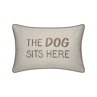 Sonoma Goods For Life® The Dog Sits Here Throw Pillow