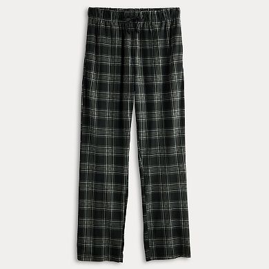 Men's Kenneth Cole Reaction Peached Knit Plaid Pajama Pants