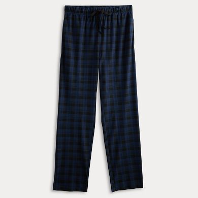 Men's Kenneth Cole Reaction Peached Knit Plaid Pajama Pants