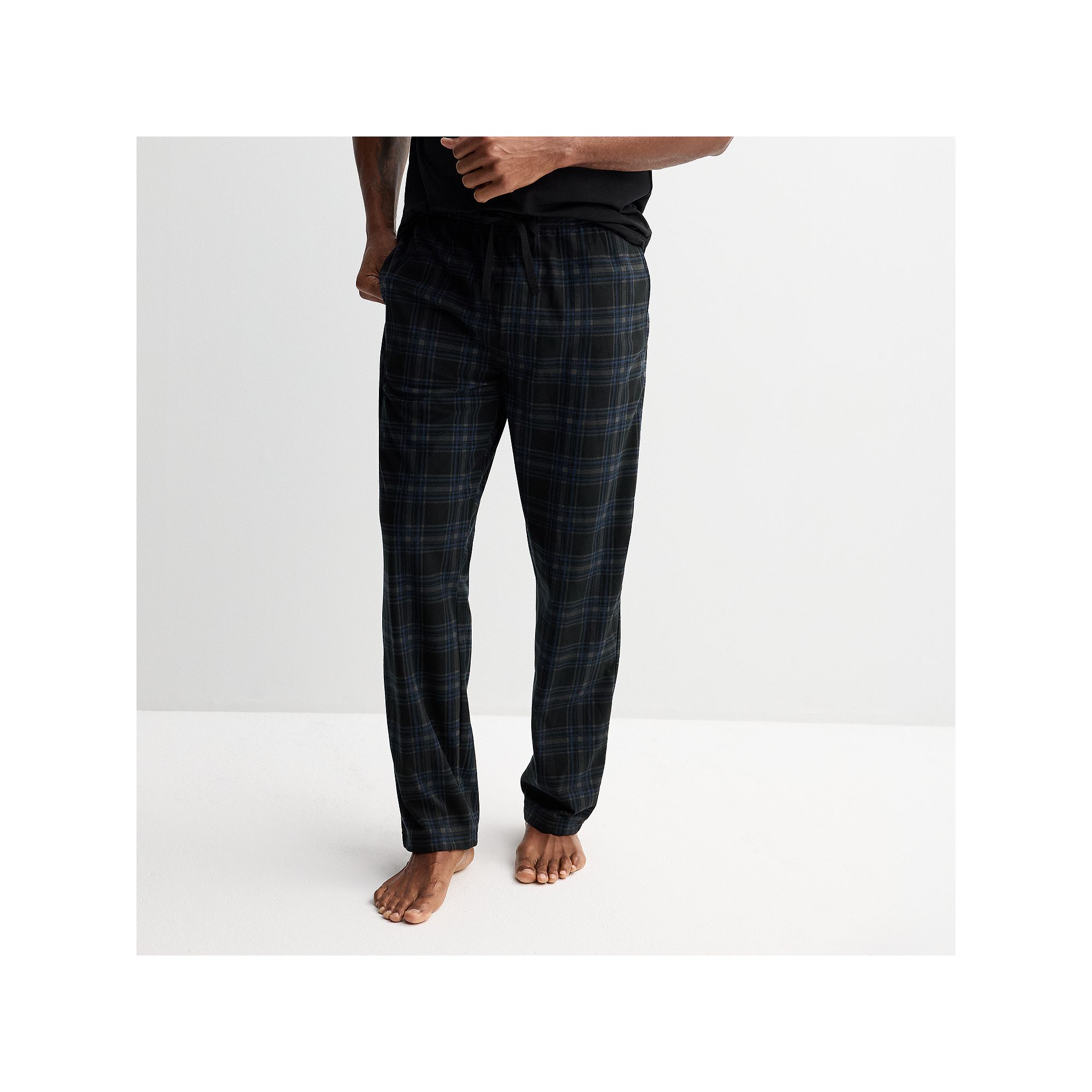 Mens Kenneth Cole Reaction Peached Knit Plaid Pajama Pants, Size: Small, B
