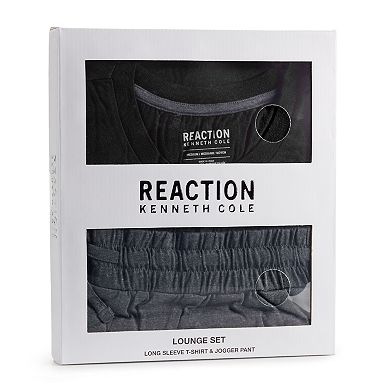 Men's Kenneth Cole Reaction Long Sleeve Lounge Shirt & Joggers Set