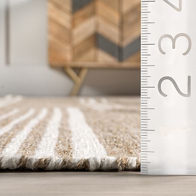 Rugs USA Birchwood Reversible Striped Wool Area Rug