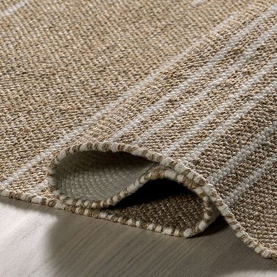 Rugs USA Birchwood Reversible Striped Wool Area Rug