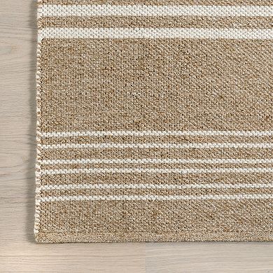 Rugs USA Birchwood Reversible Striped Wool Area Rug