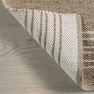 Rugs USA Birchwood Reversible Striped Wool Area Rug
