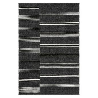 Rugs USA Birchwood Reversible Striped Wool Area Rug