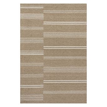 Rugs USA Birchwood Reversible Striped Wool Area Rug