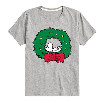 Boys 8-20 Peanuts Snoopy Wreath Graphic Tee