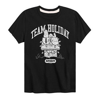 Boys 8-20 Peanuts Team Holiday Spirit Graphic Tee