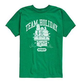 Boys 8-20 Peanuts Team Holiday Spirit Graphic Tee