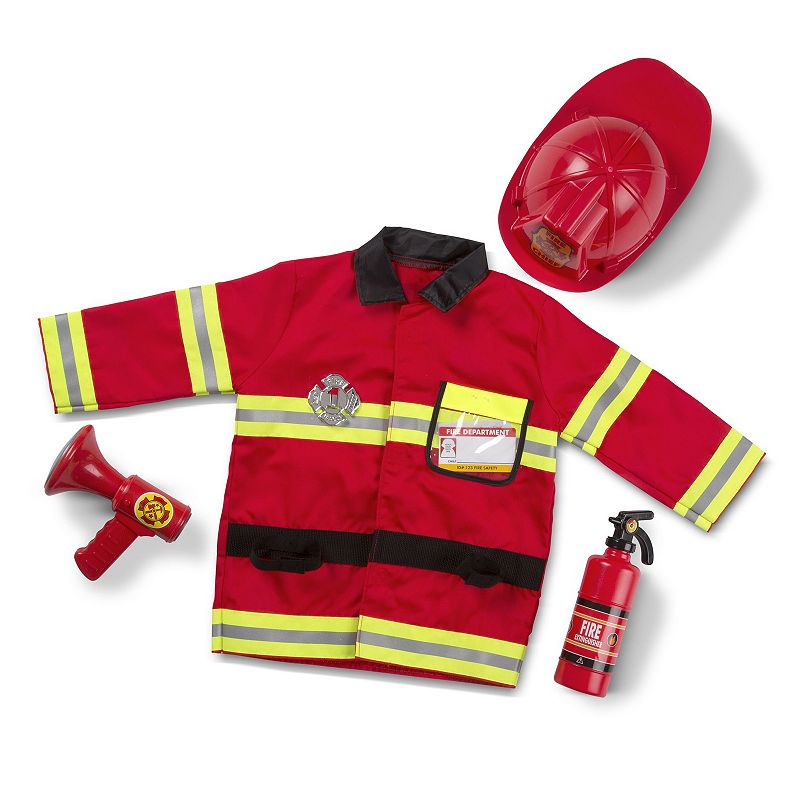 Melissa and Doug Fire Chief Costume - Kids, Multicolor