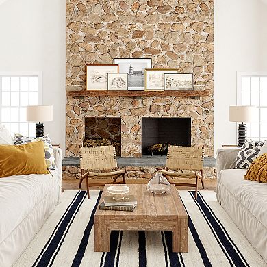 Rugs USA Calathea Striped Jute Area Rug