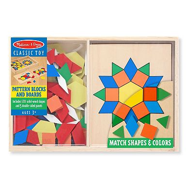 Melissa and Doug Pattern Blocks and Boards