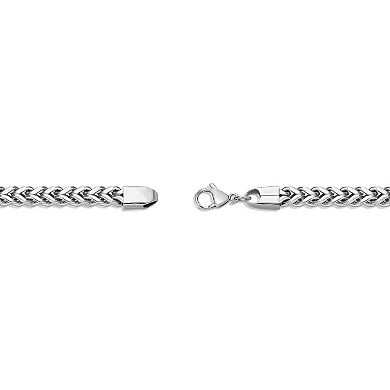 LYNX Stainless Steel 6mm Foxtail Chain Bracelet - Men