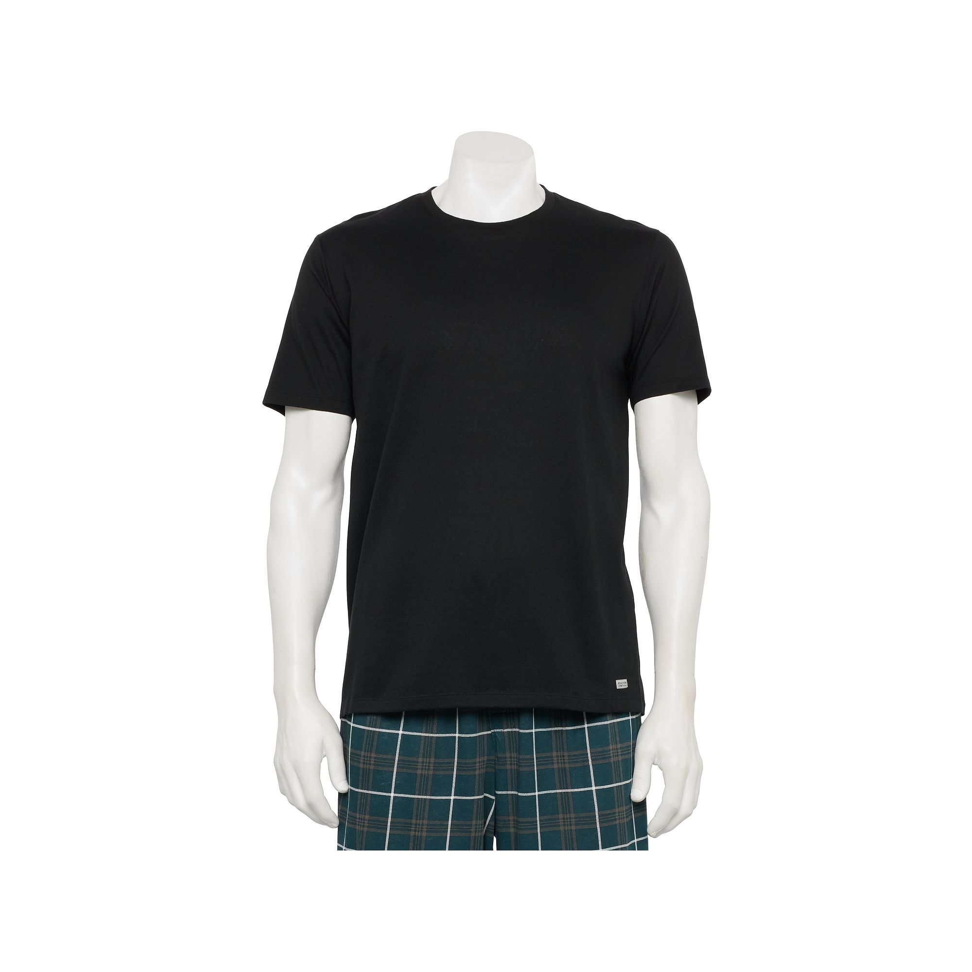 Mens Kenneth Cole Reaction Crewneck Undershirts 3-Pack, Size: Small, Black