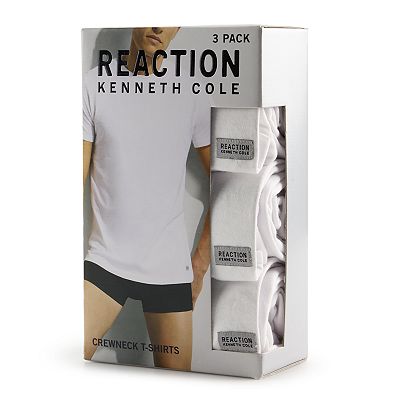 Men's Kenneth Cole Reaction Cotton Crew Neck Undershirts 3-Pack