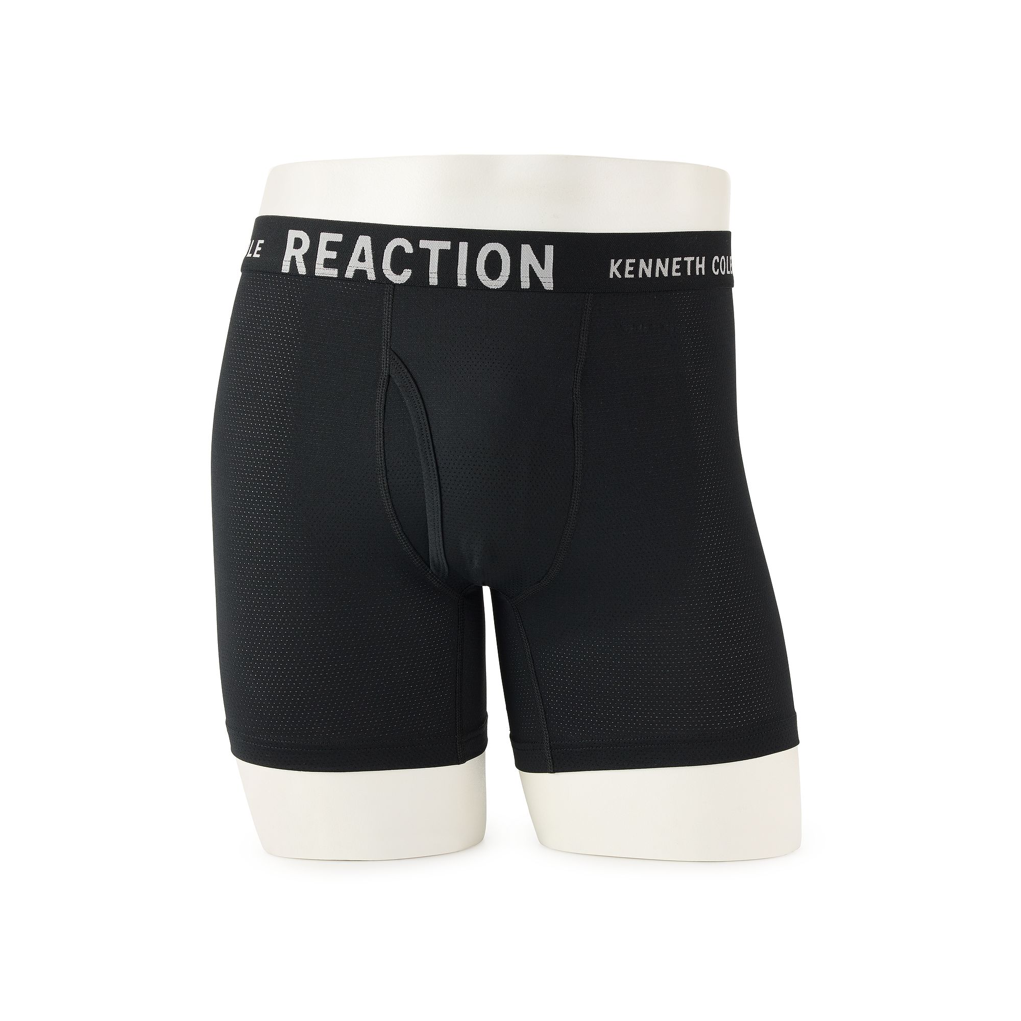 Mens Kenneth Cole Reaction 3-Pack Mesh Boxer Briefs, Size: Small, Black