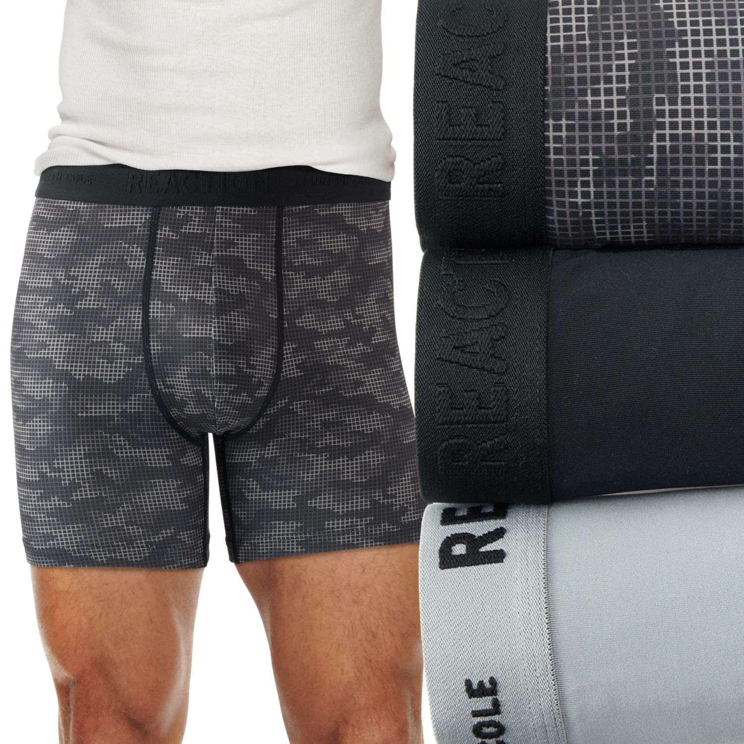 thumbnail image 2 of Pompea Seamless Microfiber Stretchy Briefs For Men - 3 Pack - Blue, Anthracite, Black 2 of 2