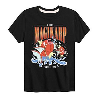Boys 8-20 Pokemon Magikarp Water Type Retro Graphic Tee