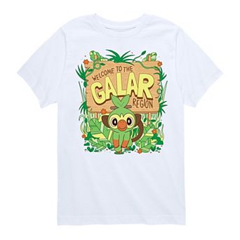 Boys 8-20 Pokemon Grookey Galar Region Graphic Tee