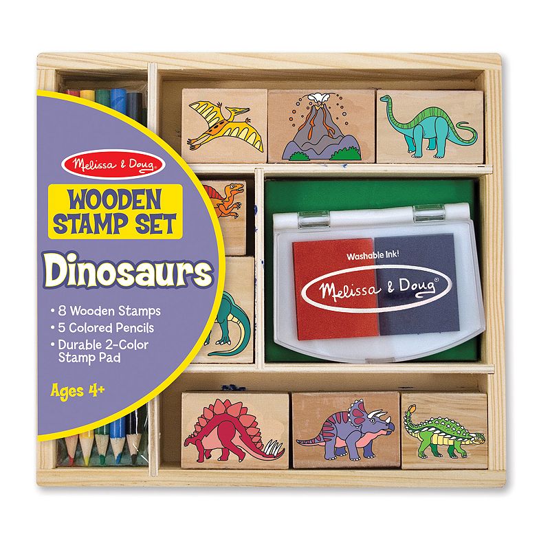 91398117 Melissa and Doug Dinosaur Stamp Set, Multicolor sku 91398117
