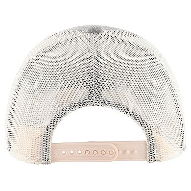 Men's '47 Heather Gray Kansas Jayhawks Drover Trucker Adjustable Hat