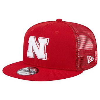 Men's New Era Scarlet Nebraska Huskers Trucker 9FIFTY Snapback Hat