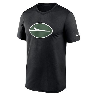 Men's Nike Black New York Jets Legend Logo Performance T-Shirt