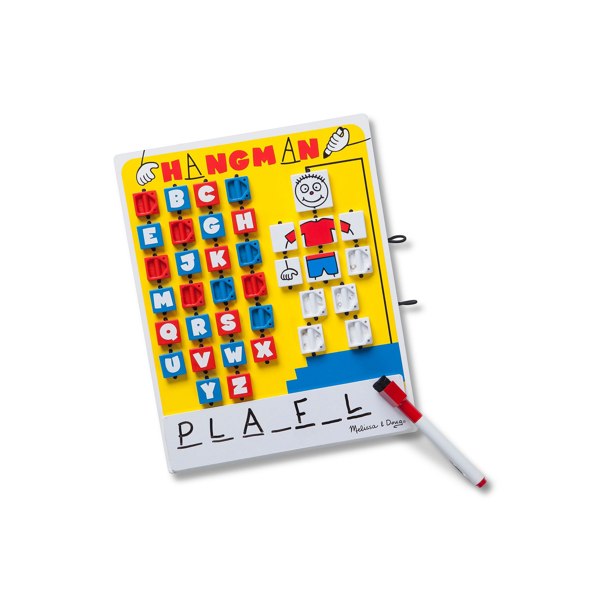 Melissa & Doug Flip To Win Hangman Game, Multicolor