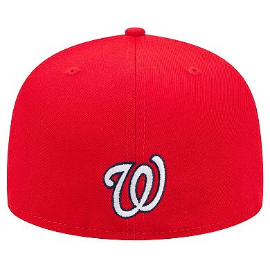 Men's New Era Red Washington Nationals Ransom 59FIFTY Fitted Hat